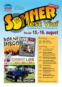 Sommerfest i Viuf